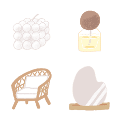 [LINE絵文字] Natural interior Emojiの画像