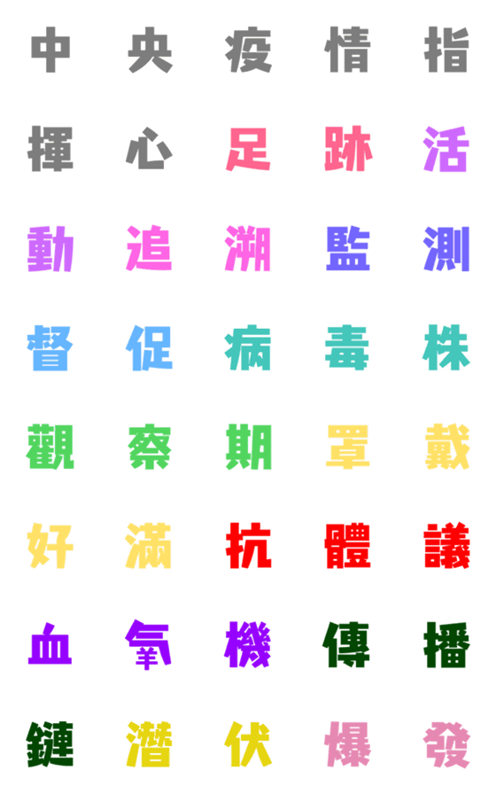 [LINE絵文字]covid20210527-2の画像一覧