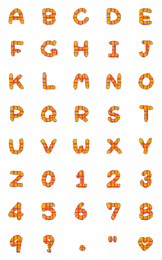 [LINE絵文字]Plaid pattern : frontの画像一覧