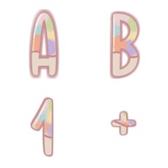 [LINE絵文字] ABC Rainbowの画像