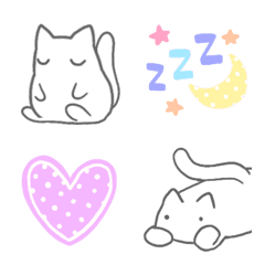 [LINE絵文字] もちもちにゃんこ22の画像