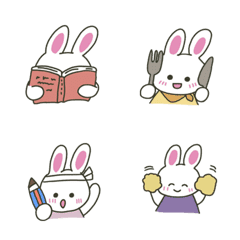 [LINE絵文字] 小さなうさぎ。の画像