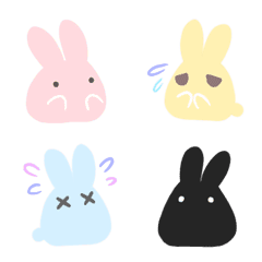 もちもちうさぎ38の絵文字メイン画像