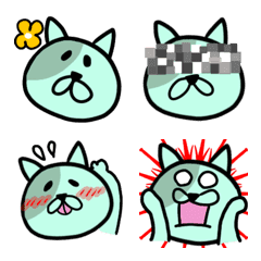 [LINE絵文字] ネコ 猫 にゃんの日常顔絵文字の画像