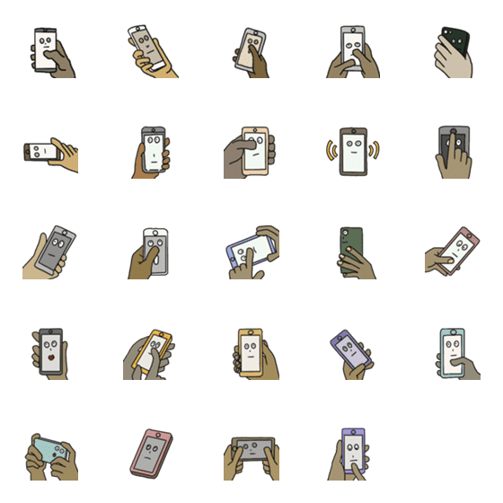 [LINE絵文字]Mr.Phoneの画像一覧