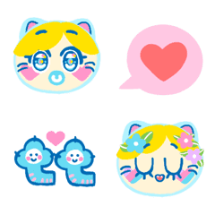 [LINE絵文字] 【ミュートキャット】Babyかわいい絵文字の画像