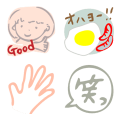 ほんわか女の子に♡の絵文字メイン画像