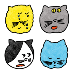 [LINE絵文字] チルチッタの猫たち絵文字の画像