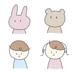 [LINE絵文字] もふまる絵文字の画像