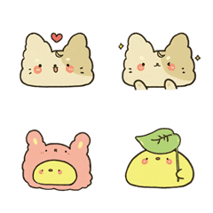 [LINE絵文字] Milktea Cat and Chickyの画像