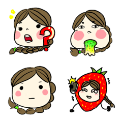 [LINE絵文字] ThePigtailの画像