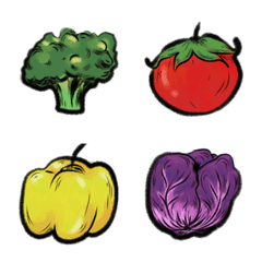 [LINE絵文字] Viggies Veggiesの画像