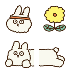 [LINE絵文字] Bichon Rabbitの画像