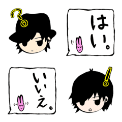 ■帽子男子絵文字の絵文字メイン画像