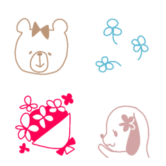 Line絵文字 キレイな単色のシンプル絵文字 40種類 1円 Line絵文字 キレイな単色のシンプル絵文字 40種類 1円