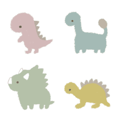 [LINE絵文字] YUKANCO dinosaurs♡の画像