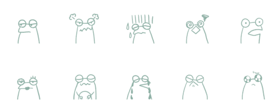 [LINE絵文字]ゲコ太くんの画像一覧