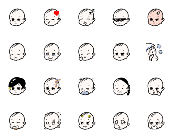 [LINE絵文字]Chen Chen Emojiの画像一覧