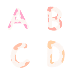 [LINE絵文字] Cow alphabetの画像