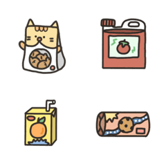[LINE絵文字] All food all cuteの画像