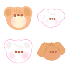 [LINE絵文字] funny bear and friendsの画像