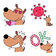 [LINE絵文字] 気持ち伝わる わんこ絵文字の画像