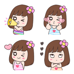 [LINE絵文字] minnie ka emojiの画像