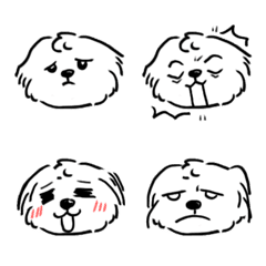 [LINE絵文字] Maltese is so cuteの画像