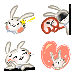 [LINE絵文字] friend rabbitの画像