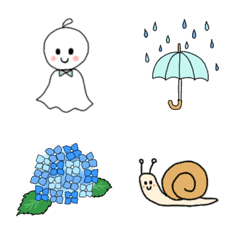 [LINE絵文字] ◾6月の絵文字の画像