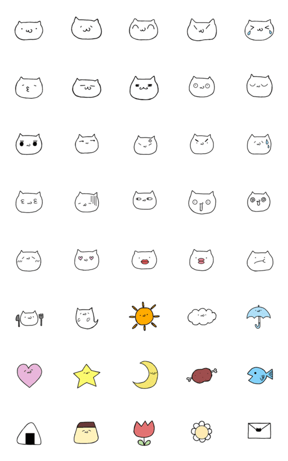 [LINE絵文字]ほげねこの画像一覧