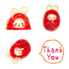 Line絵文字 寝袋 うさぎ うさぶくろ 40種類 1円