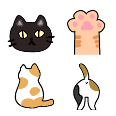 [LINE絵文字] 猫 大好き かわいい キャット絵文字の画像