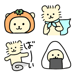 [LINE絵文字] ねこのろっきぃ7(変装)の画像