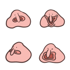 [LINE絵文字] Melted Blobfishの画像