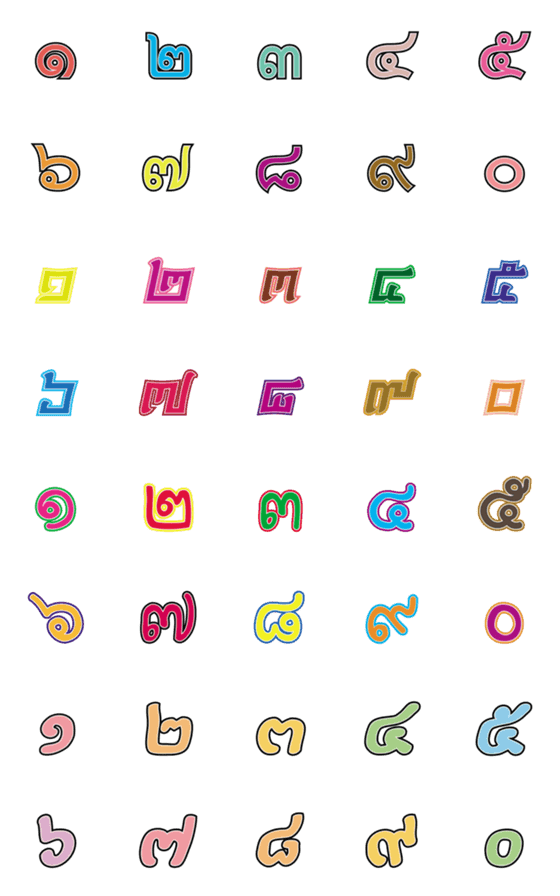 [LINE絵文字]Number emoji 30の画像一覧
