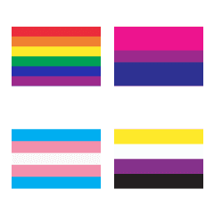 [LINE絵文字] Pride Flagsの画像
