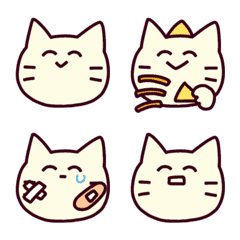 [LINE絵文字] 変な動物たち⑧ねこさんセットの画像