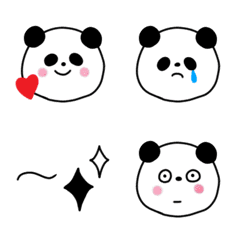 [LINE絵文字] パンダ。の画像