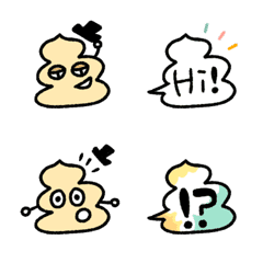 [LINE絵文字] ジェントルうんこの画像