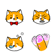 Tangerine is a cat.Emojiの絵文字メイン画像