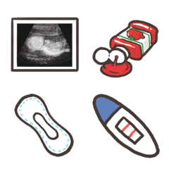 [LINE絵文字] Menstruation comes emojiの画像