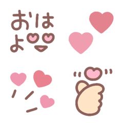 [LINE絵文字] ◯らぶりーえもじ◯の画像