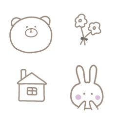 [LINE絵文字] しんぷるえもじ✳︎の画像