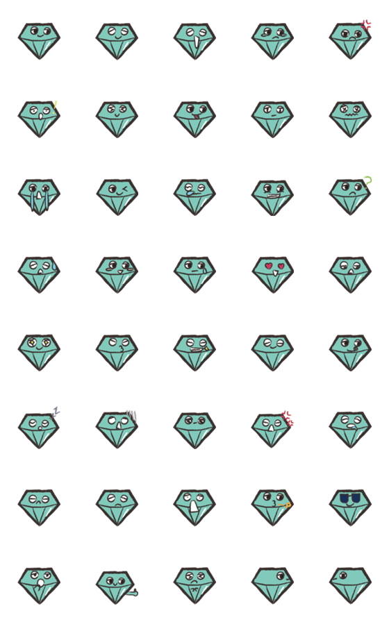 [LINE絵文字]Daiya Emojiの画像一覧