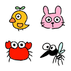 [LINE絵文字] 手書き絵文字 001の画像