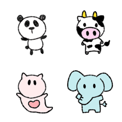 [LINE絵文字] あにまる絵文字001の画像