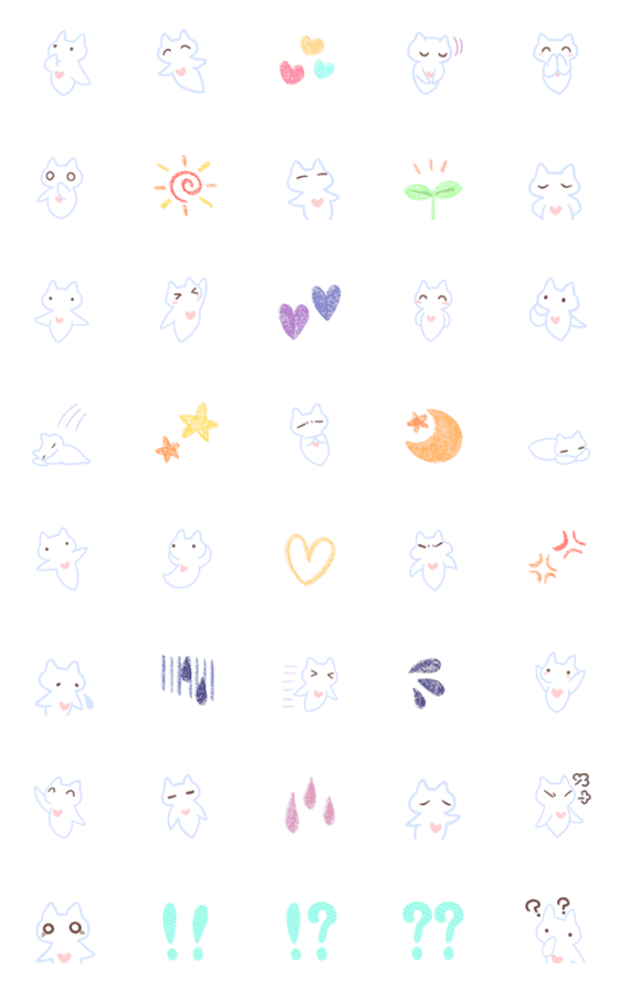 [LINE絵文字]クリオネ3の画像一覧