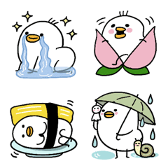 [LINE絵文字] きもち伝える♡ぷにぷにのトリ。第四弾♪の画像