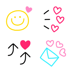 [LINE絵文字] ♡使える可愛い絵文字♡の画像